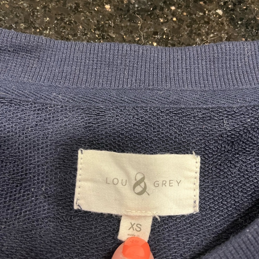 Size xs loft Lou and Grey sweatshirt navy